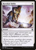 Magic the Gathering Card - Resolute Strike - MTG Circle