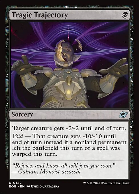 Magic the Gathering Card - Tragic Trajectory - MTG Circle