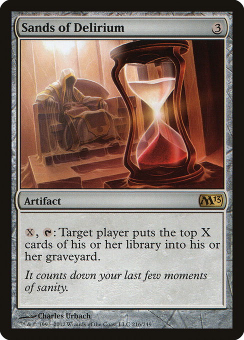 Magic the Gathering Card - Sands of Delirium - MTG Circle