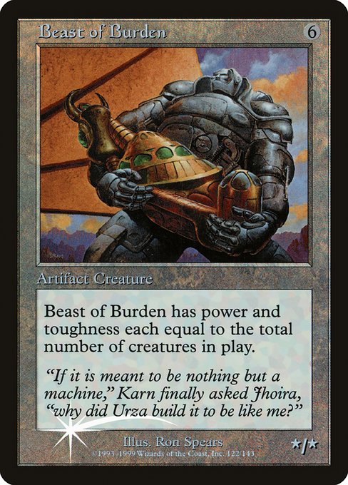 Magic the Gathering Card - Beast of Burden - MTG Circle