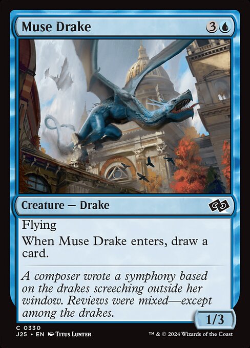 Magic the Gathering Card - Muse Drake - MTG Circle