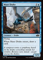 Magic the Gathering Card - Muse Drake - MTG Circle
