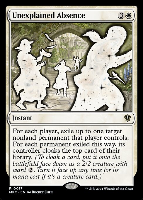 Magic the Gathering Card - Unexplained Absence - MTG Circle