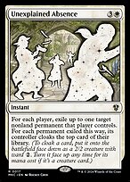 Magic the Gathering Card - Unexplained Absence - MTG Circle