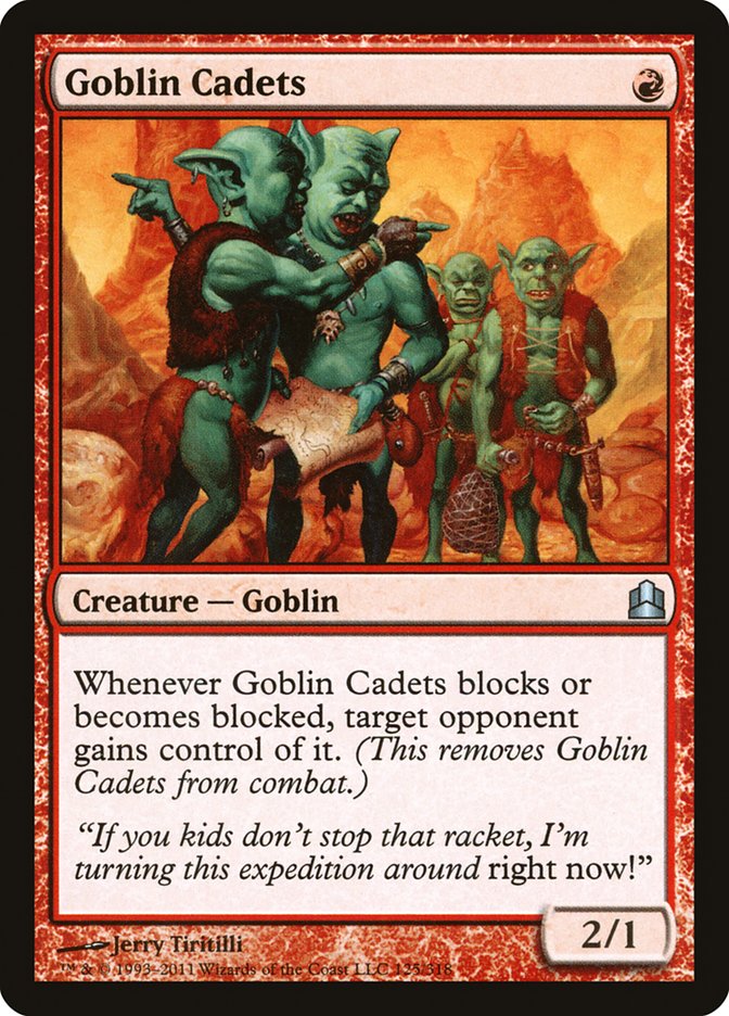 Magic the Gathering Card - Goblin Cadets - MTG Circle
