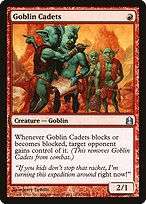Magic the Gathering Card - Goblin Cadets - MTG Circle