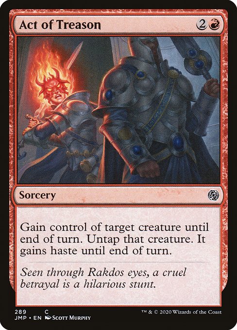 Magic the Gathering Card - Act of Treason - MTG Circle