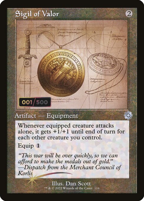 Magic the Gathering Card - Sigil of Valor - MTG Circle