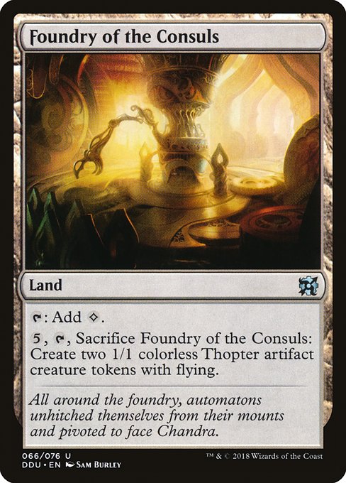 Magic the Gathering Card - Foundry of the Consuls - MTG Circle