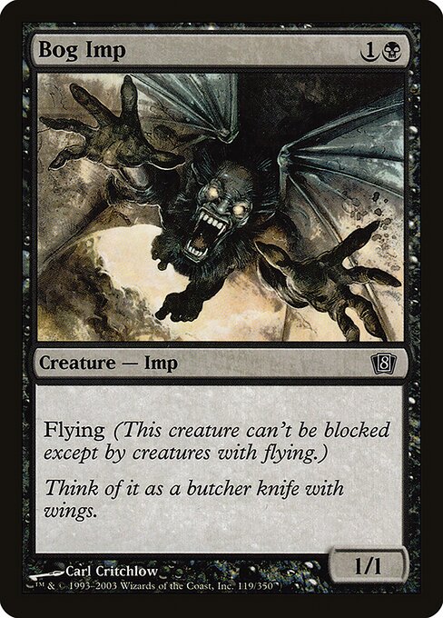 Magic the Gathering Card - Bog Imp - MTG Circle