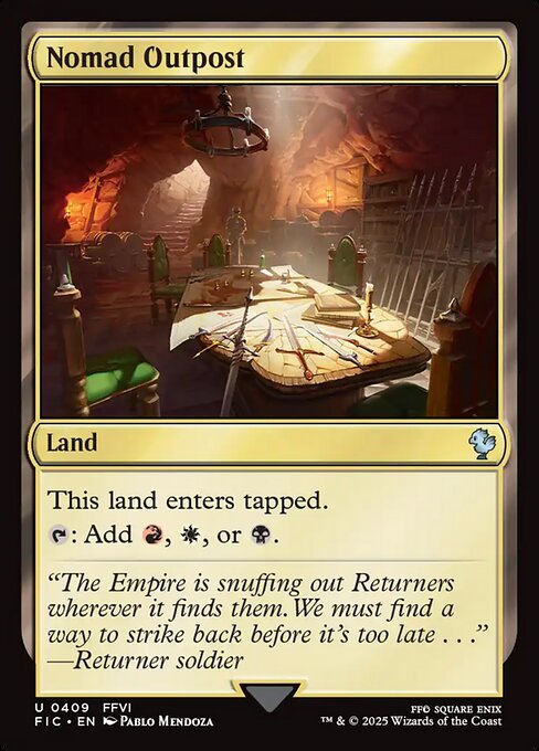 Magic the Gathering Card - Nomad Outpost - MTG Circle