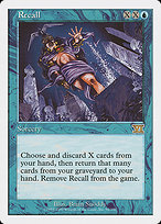 Magic the Gathering Card - Recall - MTG Circle