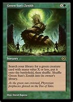 Magic the Gathering Card - Green Sun's Zenith - MTG Circle