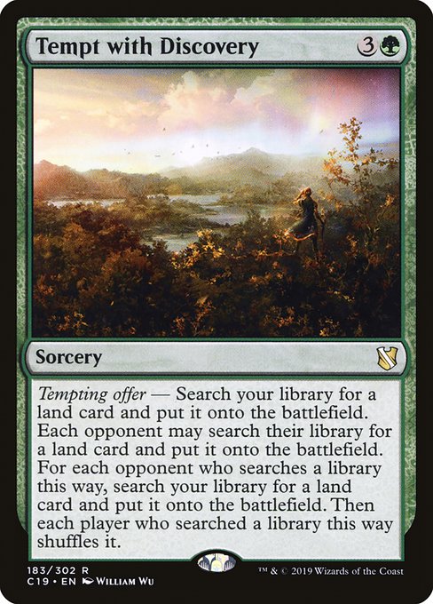 Magic the Gathering Card - Tempt with Discovery - MTG Circle