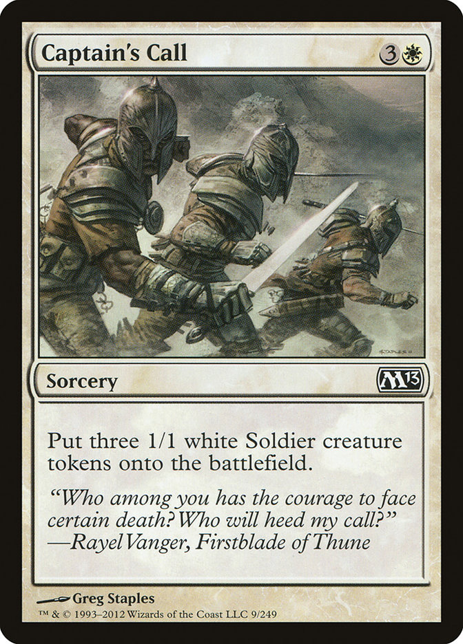 Magic the Gathering Card - Captain's Call - MTG Circle