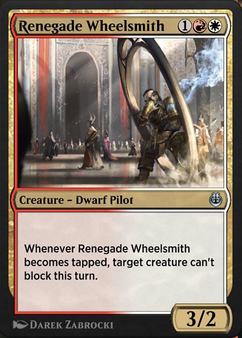 Magic the Gathering Card - Renegade Wheelsmith - MTG Circle