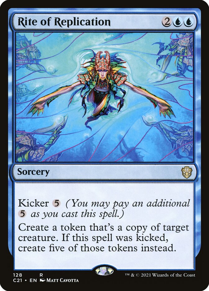 Magic the Gathering Card - Rite of Replication - MTG Circle