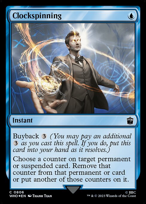 Magic the Gathering Card - Clockspinning - MTG Circle