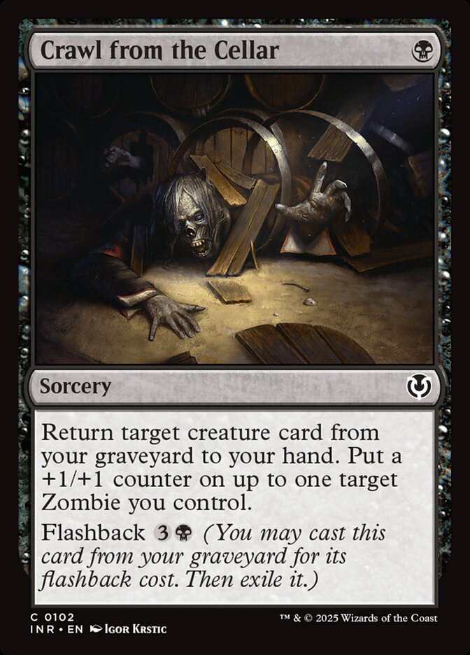 Magic the Gathering Card - Crawl from the Cellar - MTG Circle