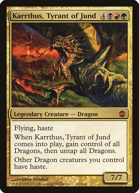 Magic the Gathering Card - Karrthus, Tyrant of Jund - MTG Circle