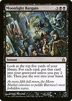 Magic the Gathering Card - Moonlight Bargain - MTG Circle