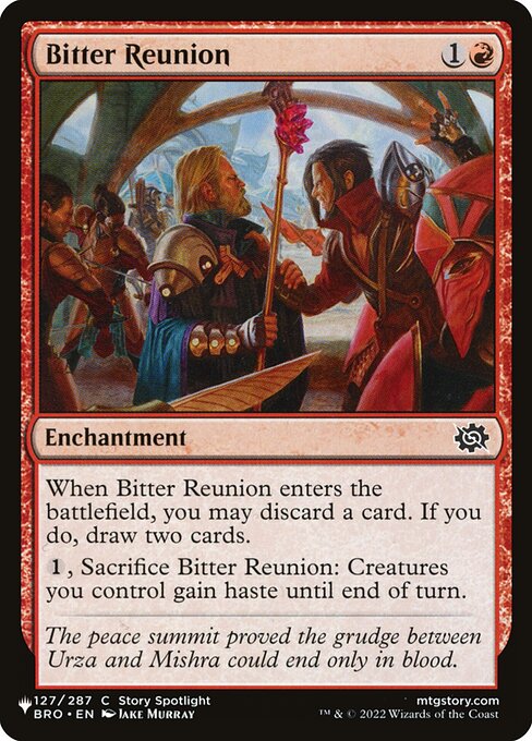 Magic the Gathering Card - Bitter Reunion - MTG Circle