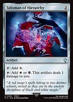 Magic the Gathering Card - Talisman of Hierarchy - MTG Circle