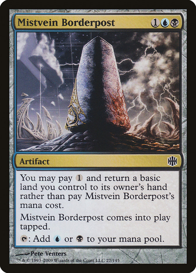 Magic the Gathering Card - Mistvein Borderpost - MTG Circle