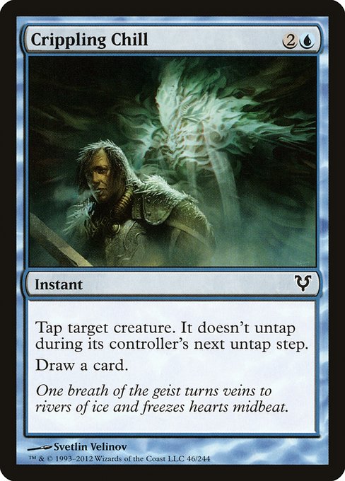 Magic the Gathering Card - Crippling Chill - MTG Circle