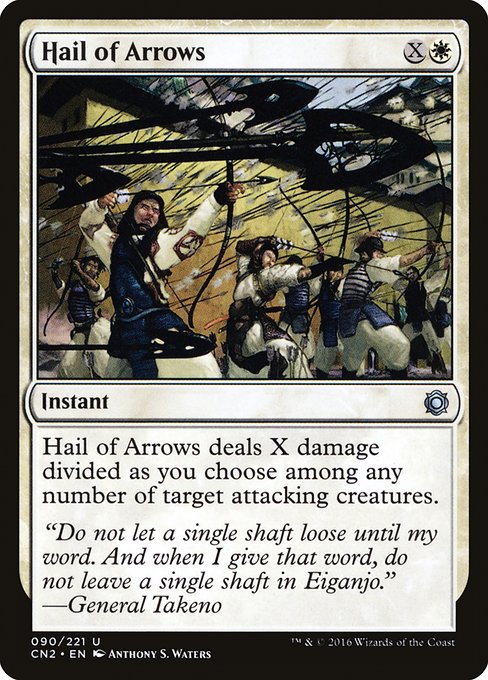 Magic the Gathering Card - Hail of Arrows - MTG Circle