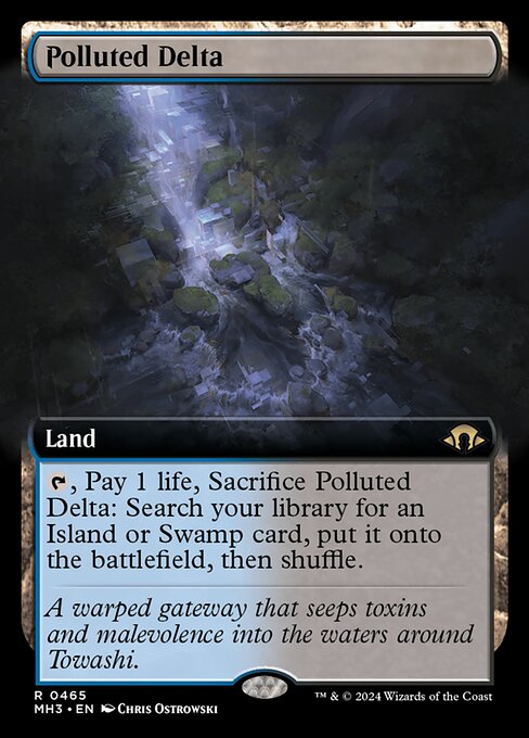 Magic the Gathering Card - Polluted Delta - MTG Circle