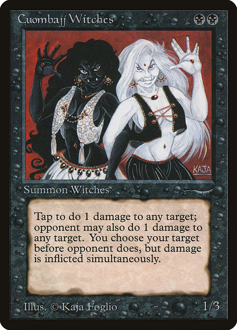 Magic the Gathering Card - Cuombajj Witches - MTG Circle
