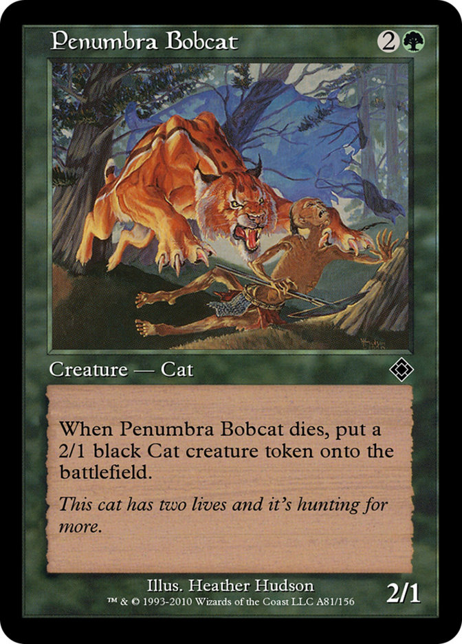 Magic the Gathering Card - Penumbra Bobcat - MTG Circle