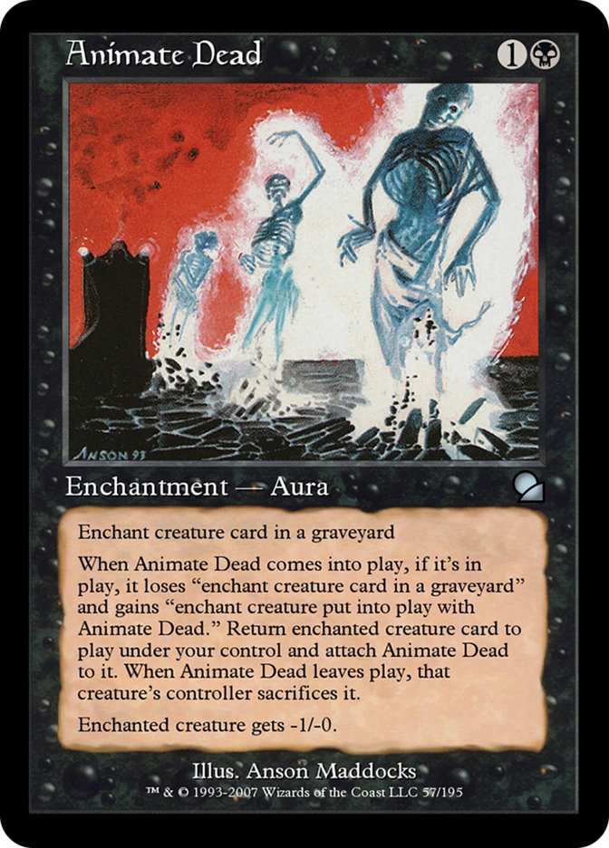 Magic the Gathering Card - Animate Dead - MTG Circle