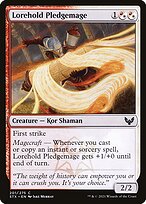 Magic the Gathering Card - Lorehold Pledgemage - MTG Circle