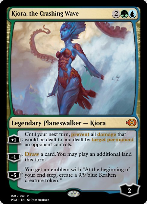 Magic the Gathering Card - Kiora, the Crashing Wave - MTG Circle