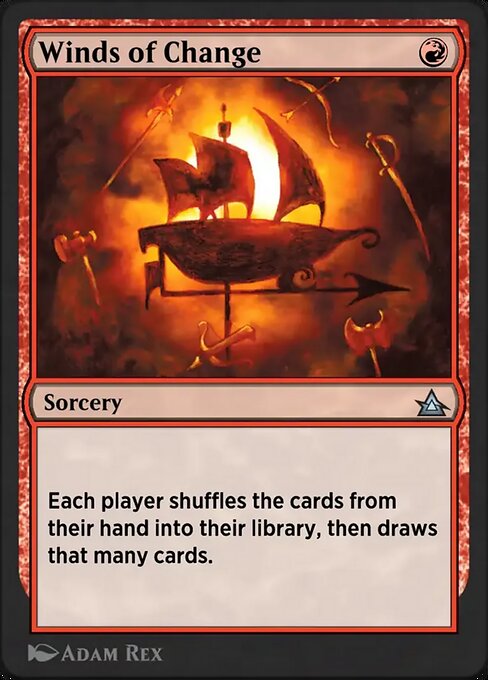 Magic the Gathering Card - Winds of Change - MTG Circle