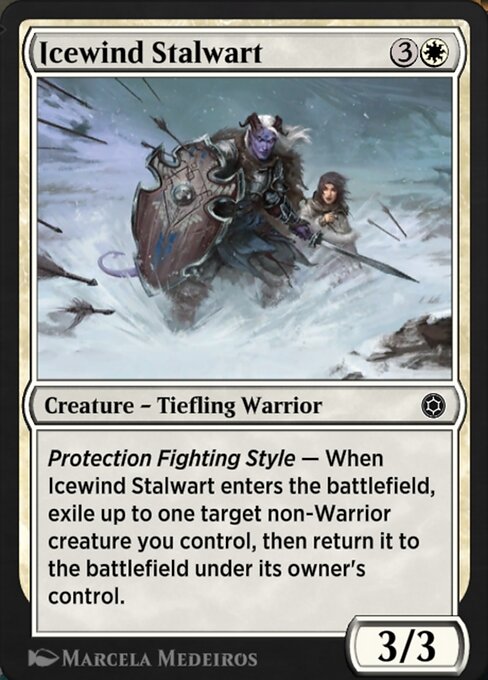 Magic the Gathering Card - Icewind Stalwart - MTG Circle
