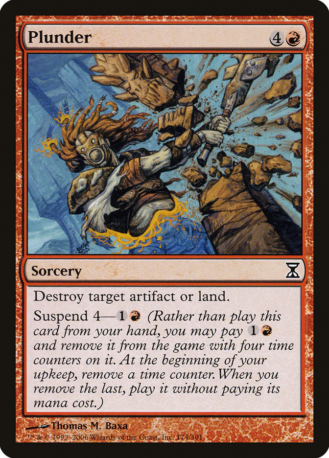 Magic the Gathering Card - Plunder - MTG Circle