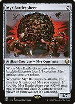 Magic the Gathering Card - Myr Battlesphere - MTG Circle