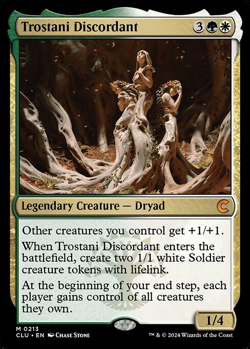 Magic the Gathering Card - Trostani Discordant - MTG Circle