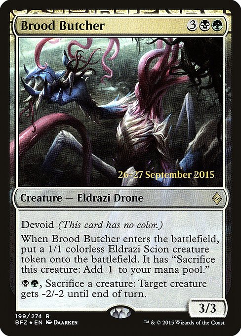 Magic the Gathering Card - Brood Butcher - MTG Circle