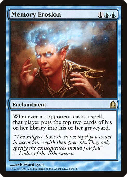 Magic the Gathering Card - Memory Erosion - MTG Circle