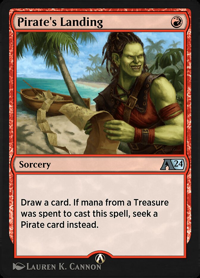 Magic the Gathering Card - Pirate's Landing - MTG Circle