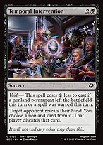 Magic the Gathering Card - Temporal Intervention - MTG Circle