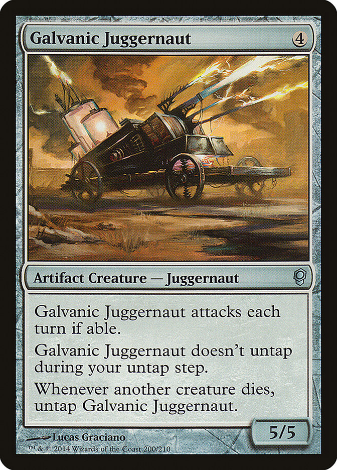Magic the Gathering Card - Galvanic Juggernaut - MTG Circle