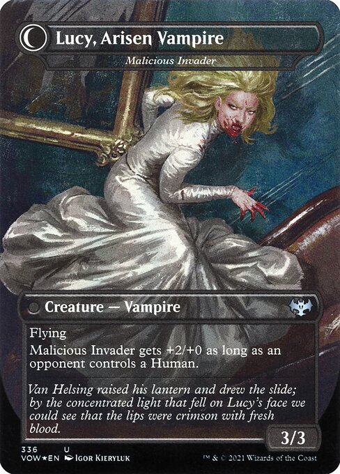 Magic the Gathering Card - Malicious Invader - MTG Circle