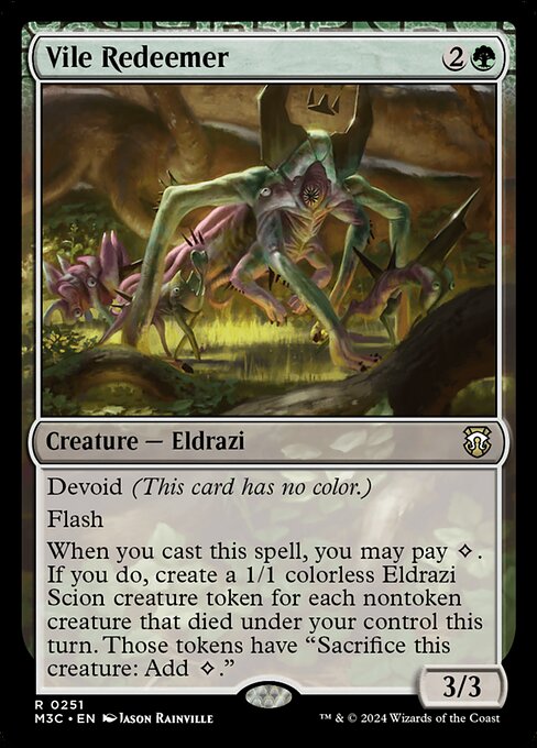 Magic the Gathering Card - Vile Redeemer - MTG Circle
