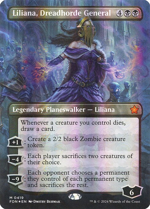 Magic the Gathering Card - Liliana, Dreadhorde General - MTG Circle