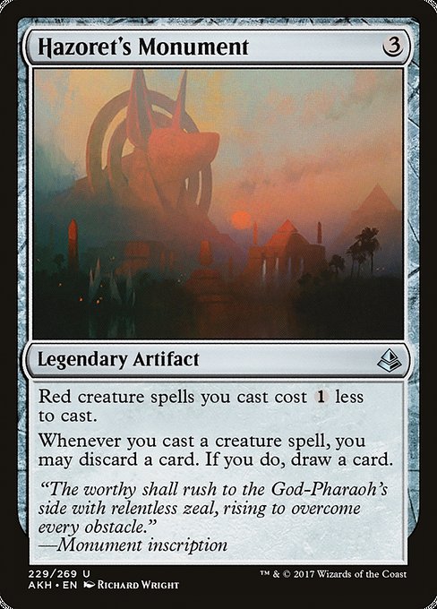 Magic the Gathering Card - Hazoret's Monument - MTG Circle